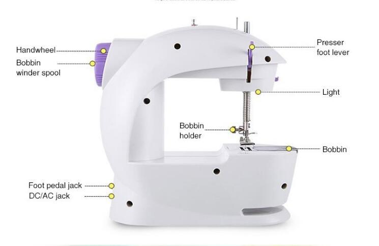 (FHSM-201) Household Electric Mini Battery Sewing Machine Domestic