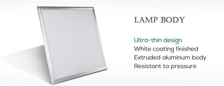 Super Brightness Recessed Round/Square Slim LED Panel Light 1200X600*10 Dimmable