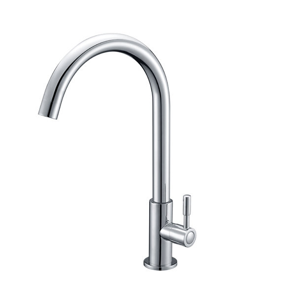 Chrome Single Handle Kitchen Basin Faucet Spray Head Water Tap