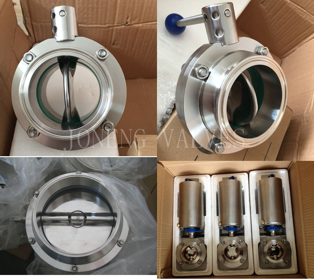 China Stainless Steel Hygienic Sanitary Ball&Check&Butterfly Control Valve (JN-BV1003)