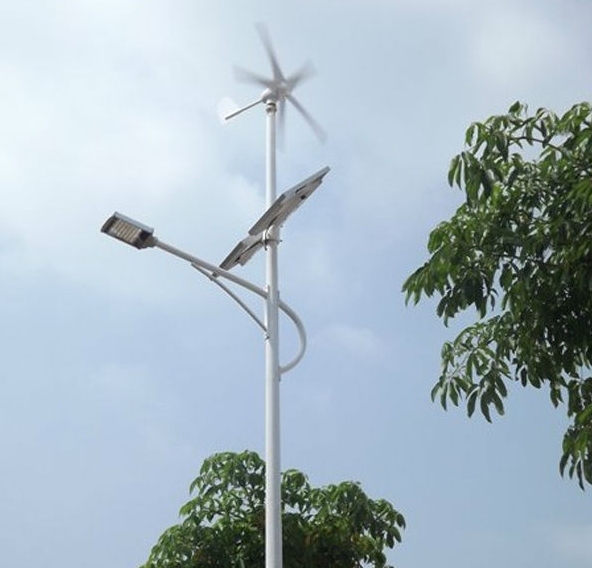 30W LED Wind-Solar Hybrid Street Lights, 6metres Pole