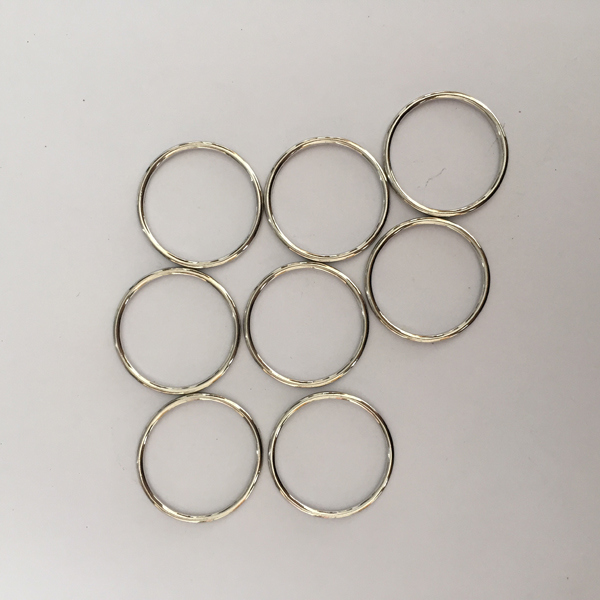 Eco-Friendly Customized Front Closure Bronze Metal Bra Ring Adjusters