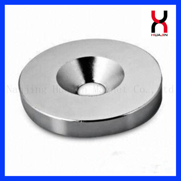 China Permanent Neodymium (NdFeB) Countersunk Ring Magnet
