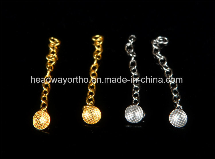 Hot Sale Orthodontic Products Button Eyelets with Chain