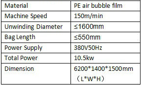 Zipper Bag Making Machine of LDPE