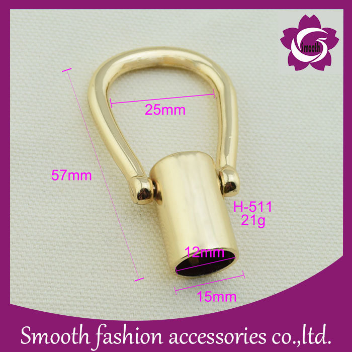 Fashion Stainless Steel Hardware Metal Cord End Stopper Accessories Terminal