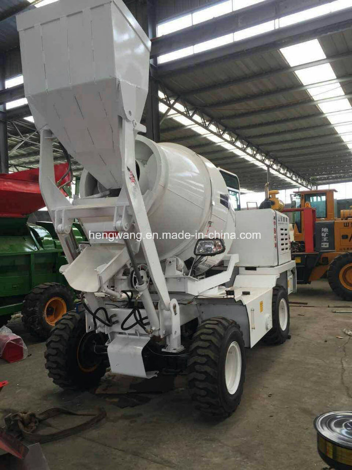 Mini Self Loading Mobile Hydraulic Diesel Concrete Mixer Truck