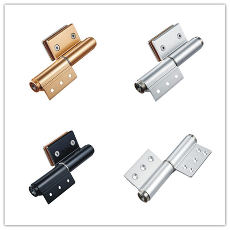 Long Life Hydraulic Glass Door Accessories Aluminum Hinge