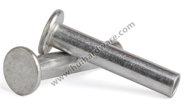 Stainless Steel Flat Head Semi Tubular Rivets