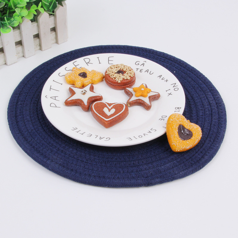 Latest Kitchenware Anti-Heated Fashion House Fitting Cotton Placemat