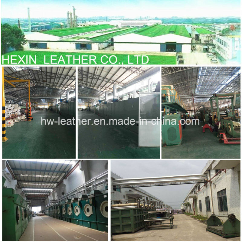 Synthetic PVC Leather for Furniture Sofa Making Hx-F1760