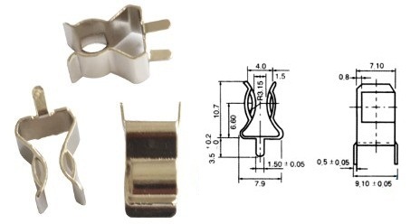 5X20 6X30 Glass Fuse Clip