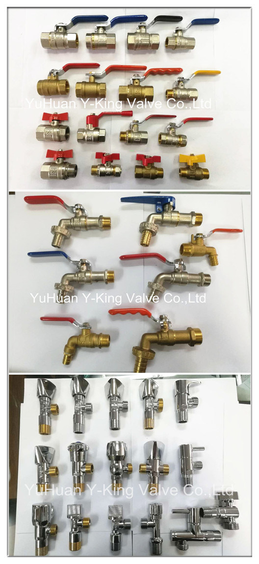 Forged Brass Control Plumbing Ball Valve for Water, Gas (YD-1026)