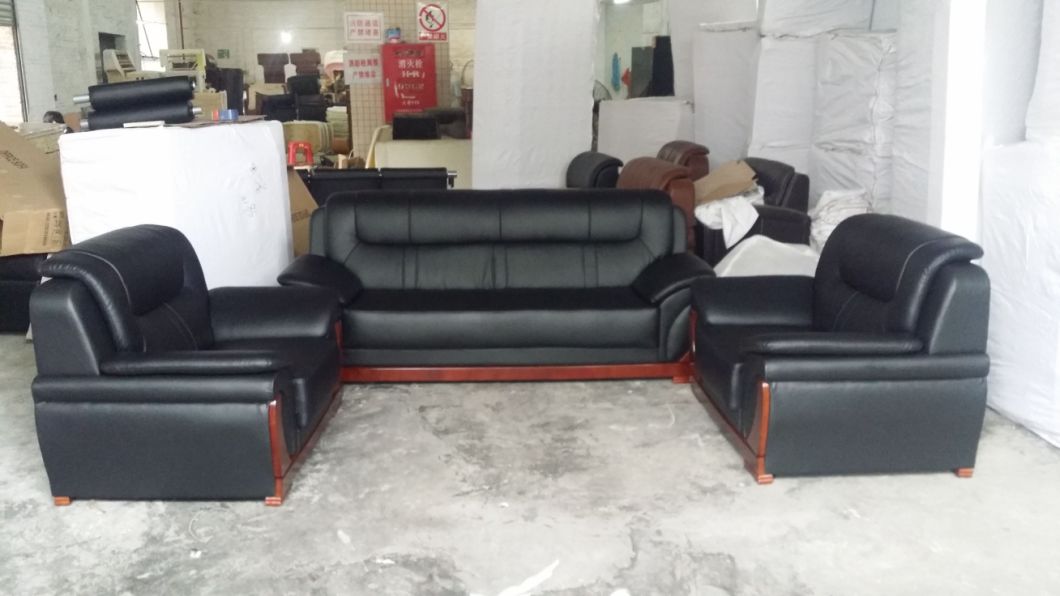 Hot Selling Leather Sofa Office Sofa (FECE364)