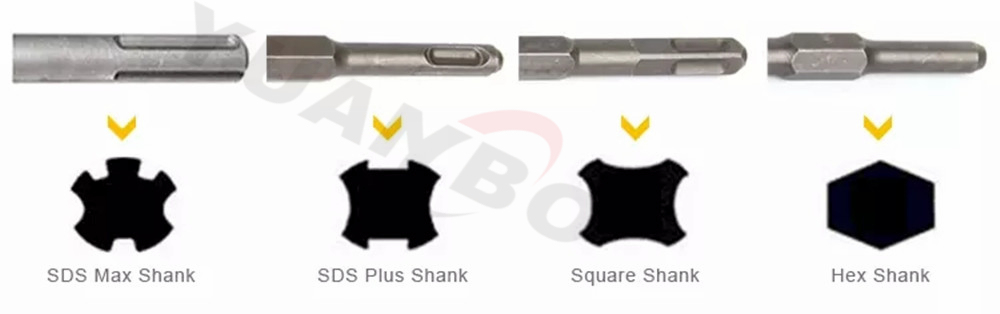 Smooth Cutting Hardware Tool Accessories SDS Plus Drill Bit with Carbide Tips Concrete