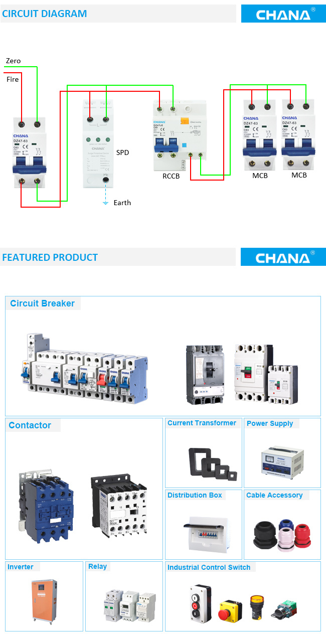 IEC60947 Approval PV Power System DC Circuit Breakers