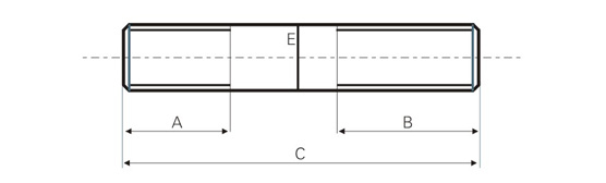 DIN GB Steel Stud Fastener Screw