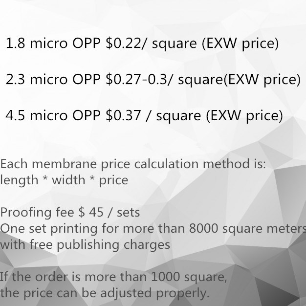 Greensource, Low Price in-Mould Labeling