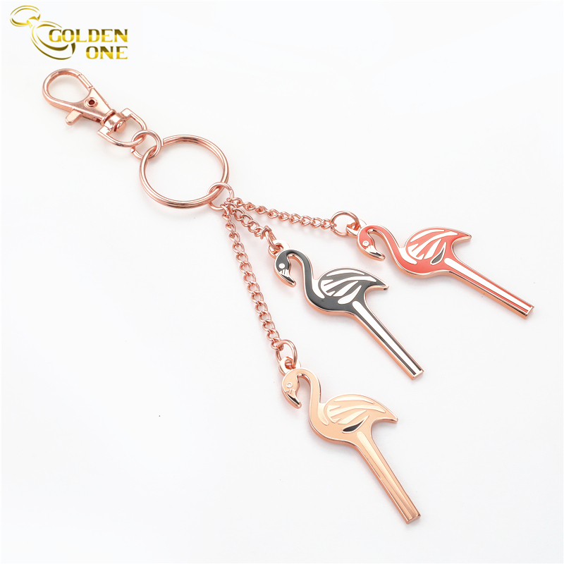 2018 New Design Custom Shape Cartoon Style Metal Keychain