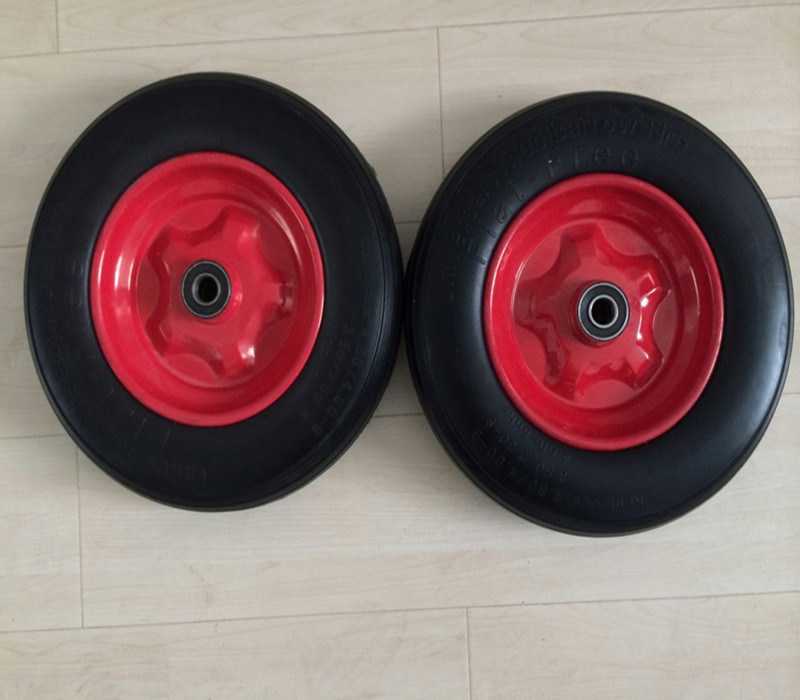 16inch Wheelbarrow PU Wheel Solid Tire