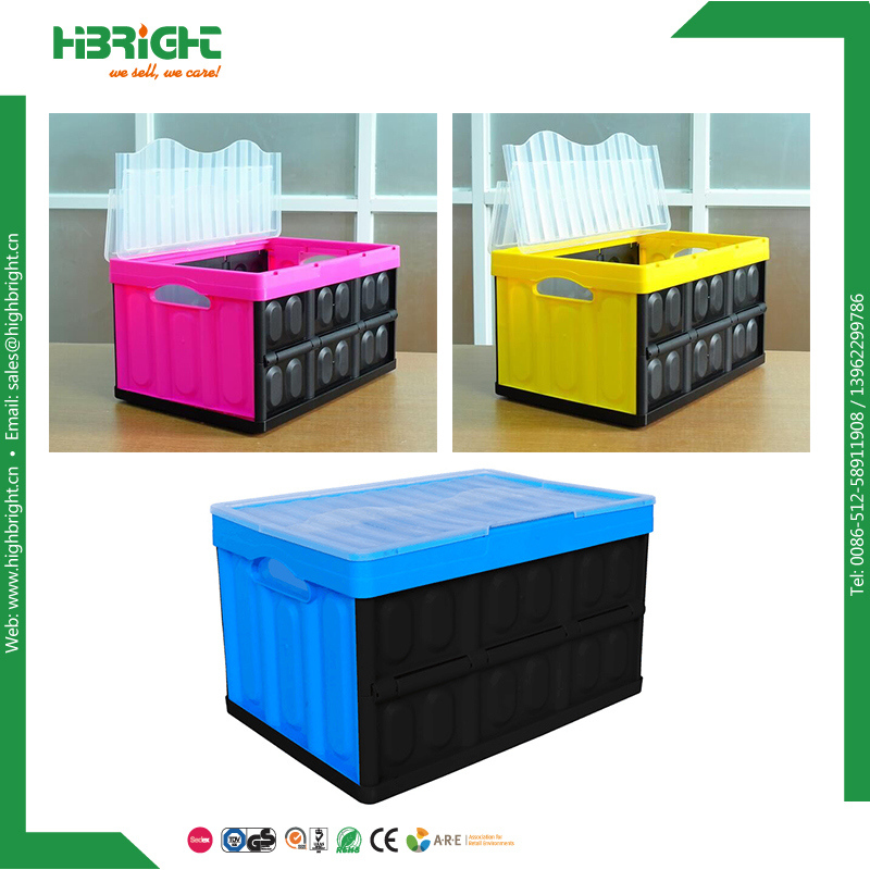 Plastic Foldable Stackable Logistic Vegetable Moving Storage Container