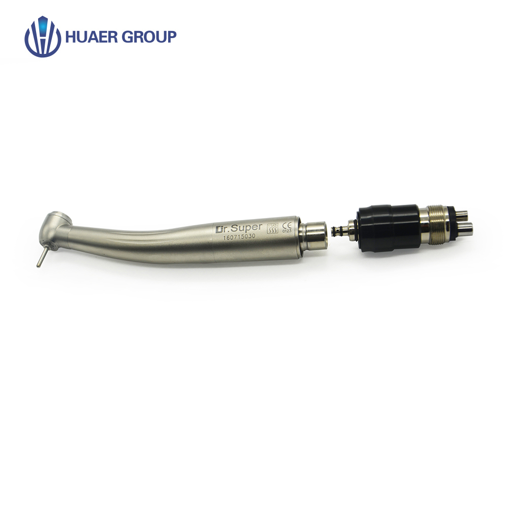 Titanium High Speed Dental Handpiece with 4 Hole Quick Coupling