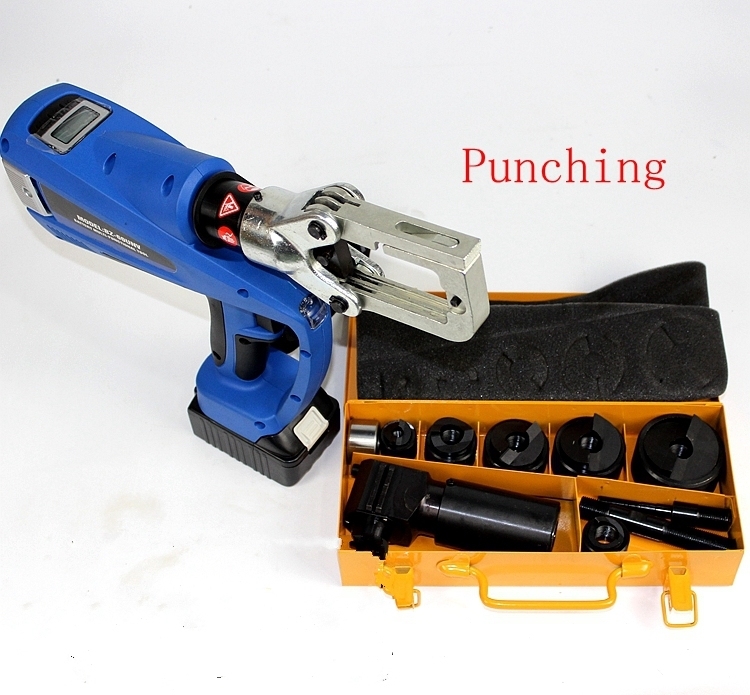 Battery Powered Crimping Tool Bz-60unv Cutting, Crimping, and Punching, Multi-Function Battery Powered Tool