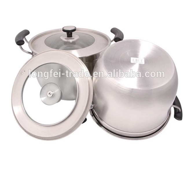 Jumbo Cookware Set Stainless Steel Soup Pot Cookware with Magentic