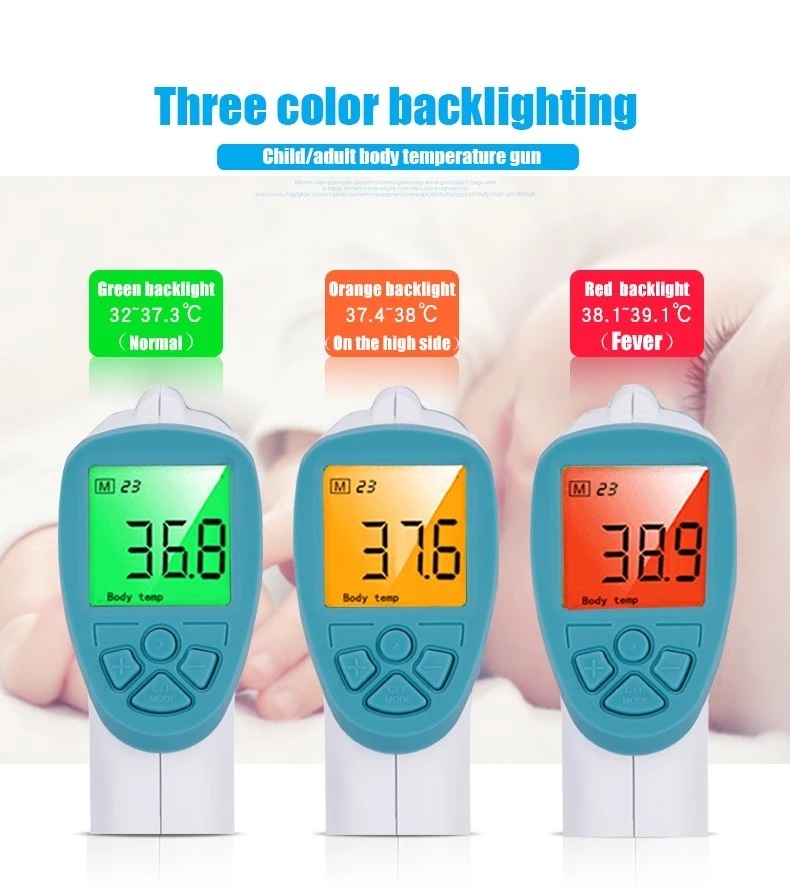 Digital Non Contact Infrared Forehead Ear Thermometer