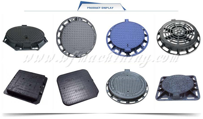 OEM Cast Ductile/Grey Iron Sand Casting for Round Manhole Cover