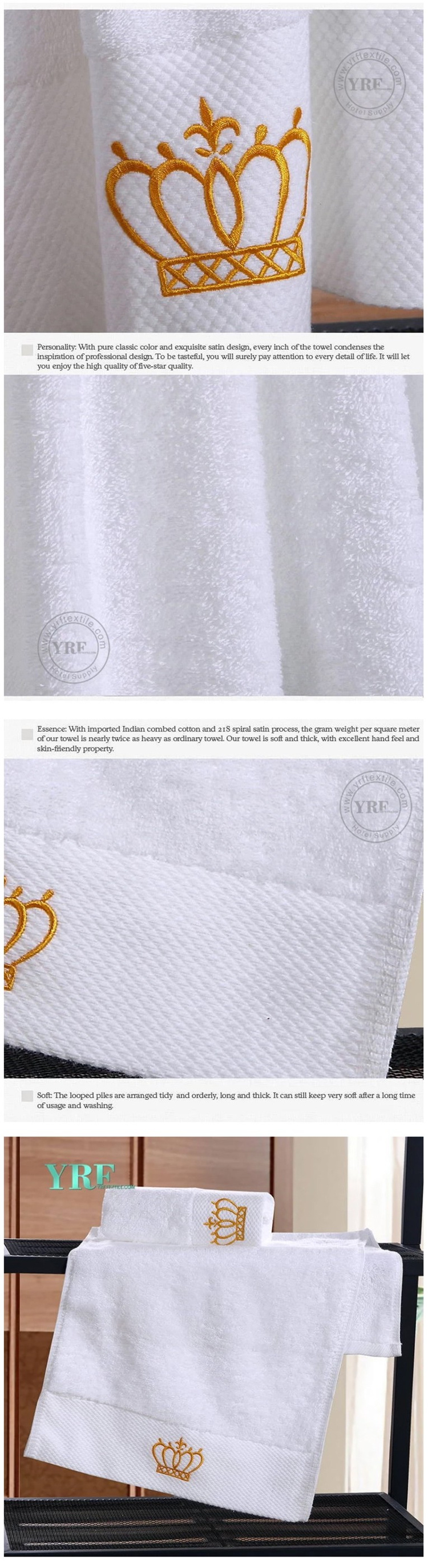 Wholesale Ultra Soft Cut Pile White Cotton Hand Towel