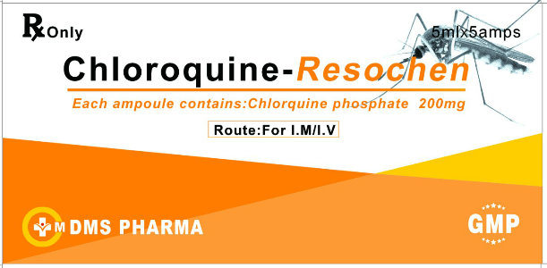 Chloroquine Phosphate Injection GMP Western Medicines Anti Malaria Injection