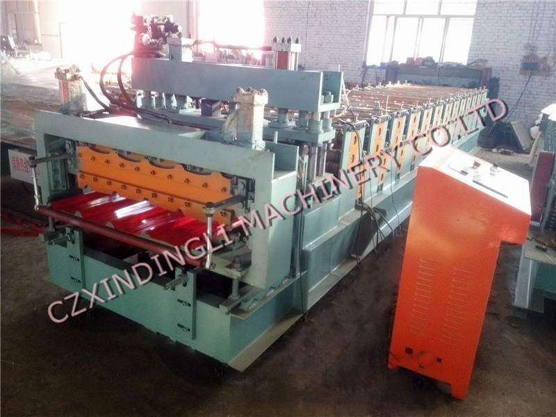 Used Double Deck Roofing Sheet Roll Forming Machine Supplier