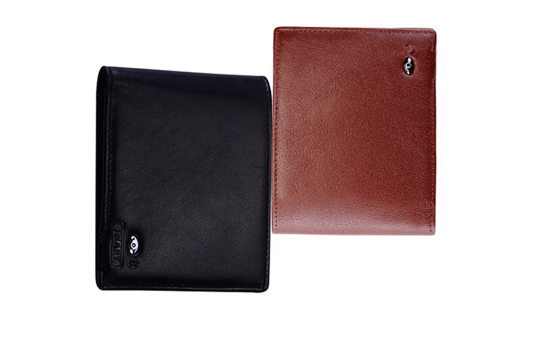 Men Leather Genuine High Quality Anti Lost Intelligent Bluetooth Purse Smart Wallet