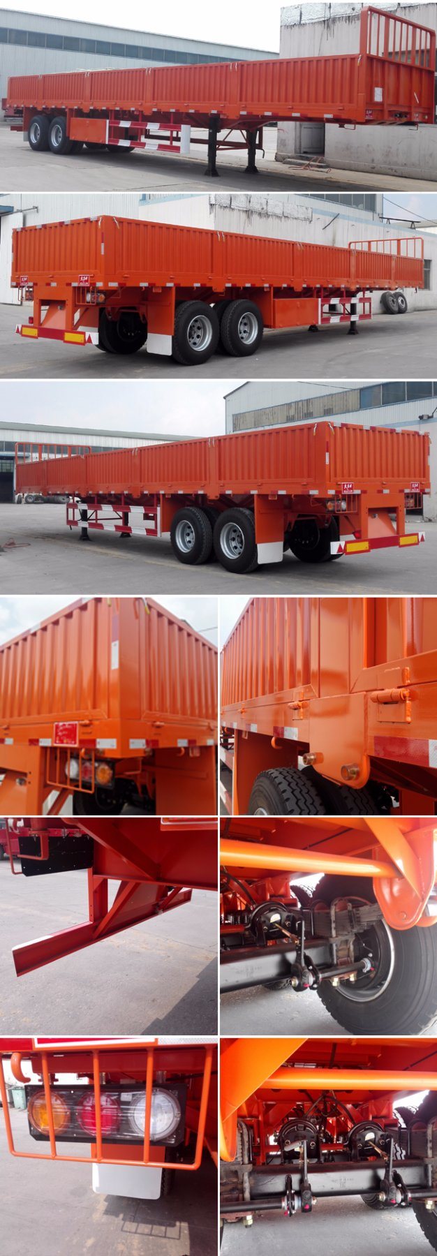 Cargo/Container/Livestock Utility Heavy Truck Trailer Semi-Trailer