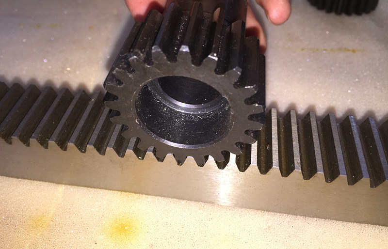 64 Tooth Big and 16 Teeth Rack Plastic Spur Gear