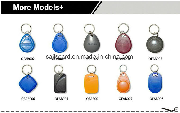 Plastic ABS Rewritable RFID T5577 Key FOB