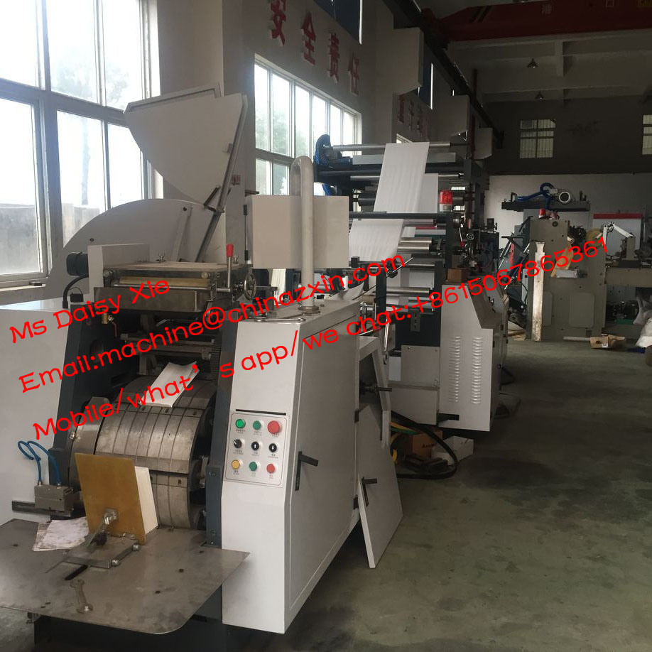 Food Paper Bag Machine with Two Color Printing Machine Online