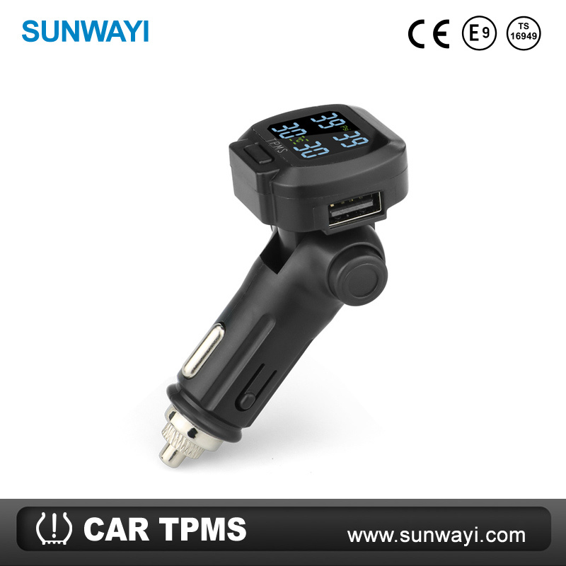2018 Newest Tire Pressure Monitoring System TPMS with Movable Display and USB Charging Port