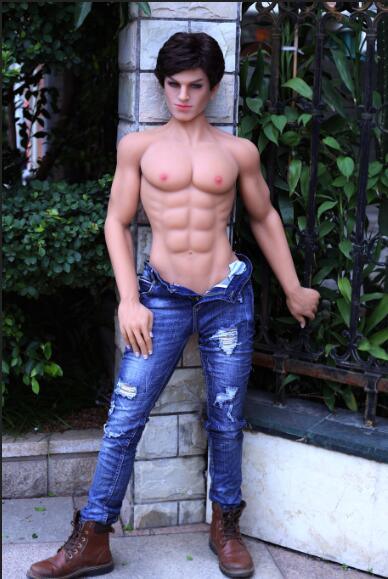 168cm Life Size Platinum Lifelike Silicone Muscle Strong Male Sex Doll for Female Masturbation