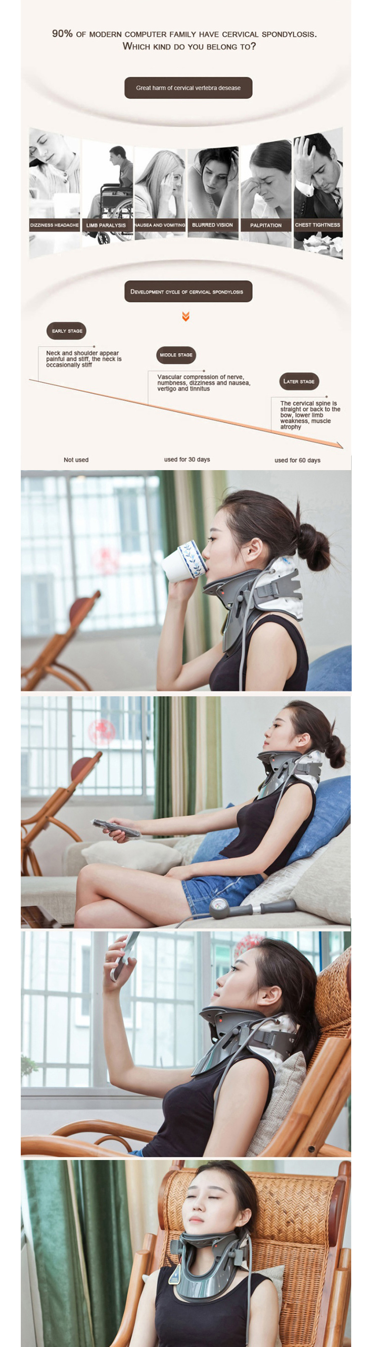 Neck Support, Not Only for Reducing The Shoulder and Spine Pain, But Also for Treatment