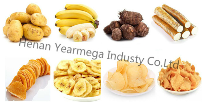 Henan Yearmega Supply Automatic Frozen and Fry Potato Chips Making Machine