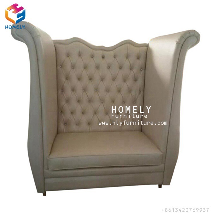 Modern Cum Sofa Bed with Diamond for Wedding/Banquet/Garden