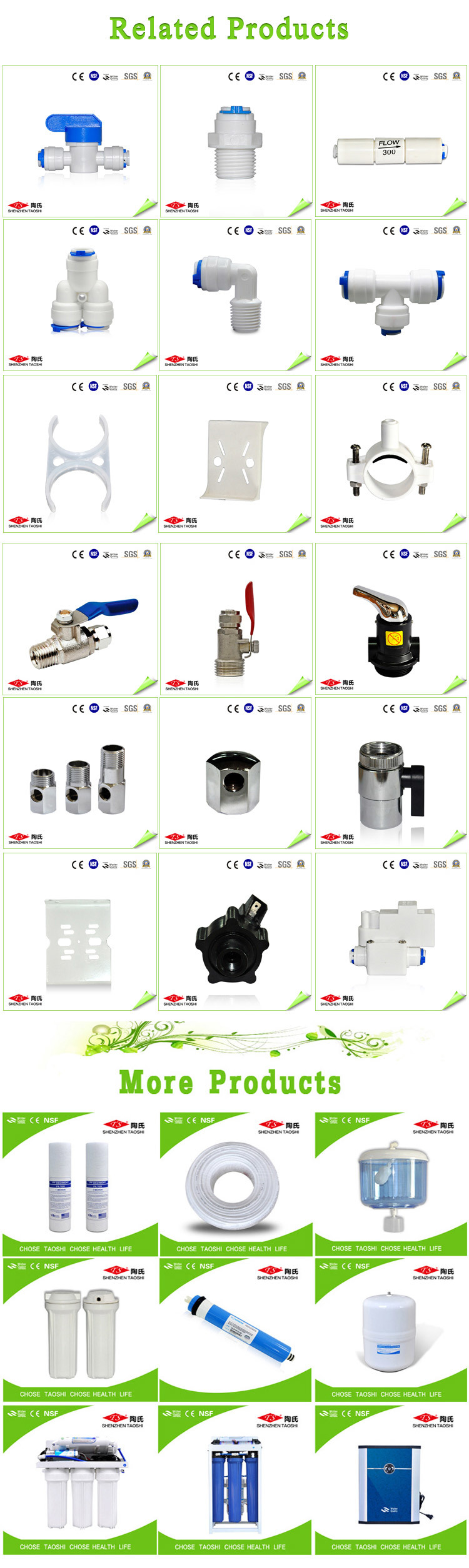 Durable Water Treatment Fittings of K702 Tee Fitting