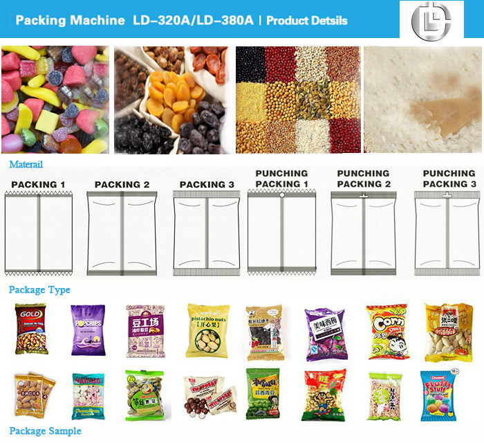 Fast Machine for Fish Craker Snack Food Packaging Plastic Bag