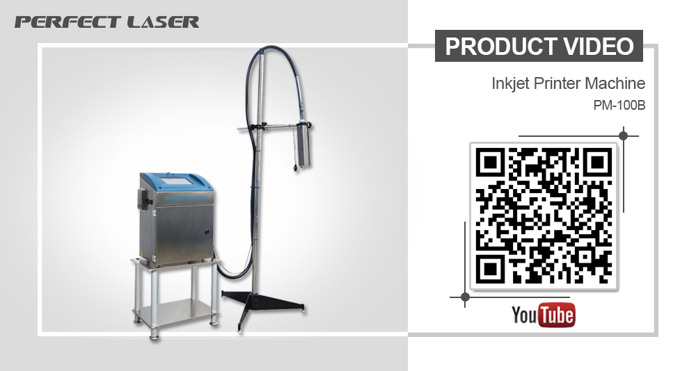 Continuous Barcode Label Packaging Inkjet Printing Machine with Ce