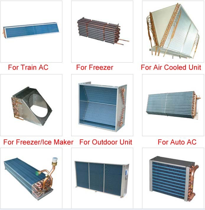 Tube Fin Type Air Cooled Condenser (4R-6T-2200)