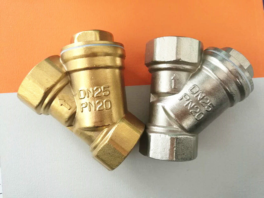 HVAC System Radiator Valve Brass Strainer