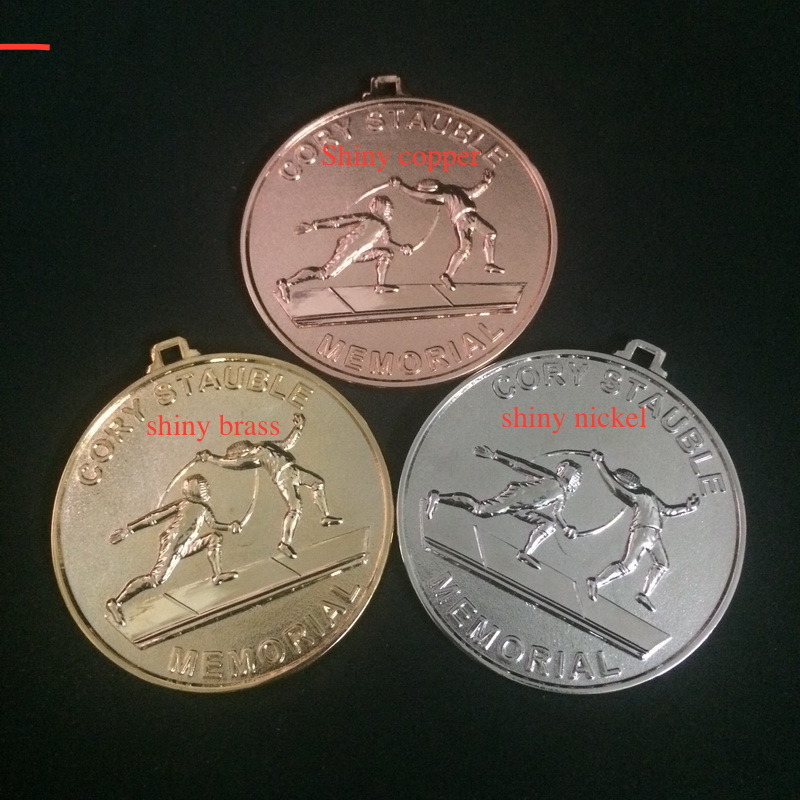 Customized Silver Round Metal Medals