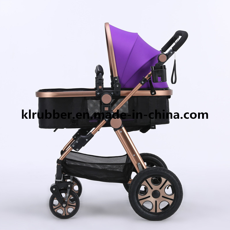 New High Landscape Baby Pram 3-in-1 Baby Stroller